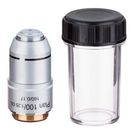 United Scope Llc. AmScope PA100X 100X Plan Achromatic Microscope Objective Lens PA100x